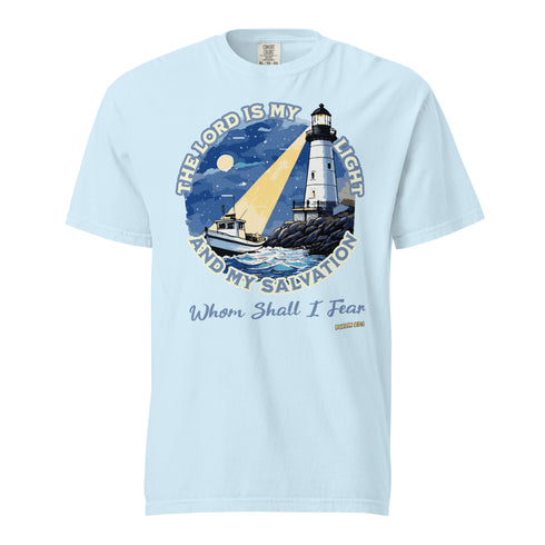 The Lord is My Light and My Salvation Christian Bible Verse T-Shirt